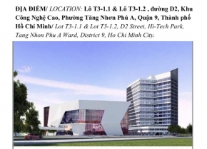 Cần bán dự án TTTM tại Quận 9, HCM. Diện tích 31000m2 ngay góc đường Võ Chí Công - Lã Xuân Oai, đã có giấy phép xây dựng.